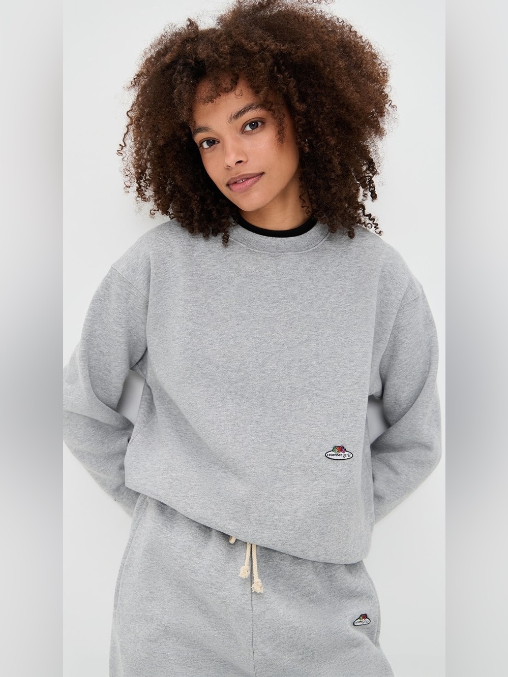 Homme Girls x Fruit of the Loom Crew Neck Sweatshirt